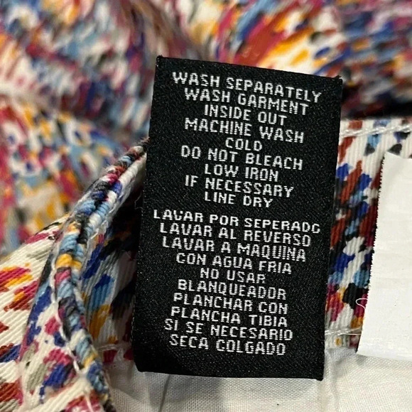 ❤️ 2/$11 Kardashian Kollection Multi Colored Skinny Ankle Jeans Pants Womens 6 - Picture 7 of 12